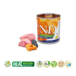 Šlapias šunų maistas - FARMINA N&D DOG LAMB&PUMPKIN&BLUEBERRY PUPPY 285g - Image 2