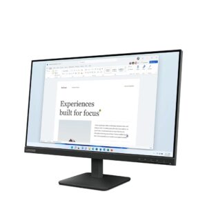 Lenovo L24-4e kompiuterio monitorius 60,5 cm (23.8") 1920 x 1080 pikseliai „Full HD“ LCD Juoda - Image 3