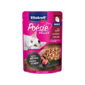 VITAKRAFT POESIE DELICE širdelės - drėgnas kačių maistas - 85 g - Image 1