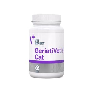 VET EXPERT GeriatiVet Cat - palaikomasis preparatas vyresnio amžiaus katėms - 60 kapsulių. - Image 2