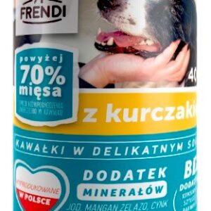 FRENDI with Chicken chunks in delicate sauce - šlapias maistas šunims - 400g