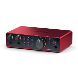 Focusrite Scarlett 2i2 USB-C 4th Gen - garso sąsaja