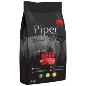 DOLINA NOTECI Piper Animals with beef - sausas maistas šunims - 12 kg