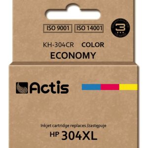Actis " KH-304CR" rašalas (vietoj HP 304XL N9K07AE; aukščiausios kokybės; 18 ml; spalvotas)