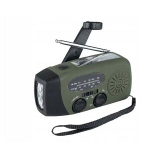 Fosco Outdoormen Redaguoti avarinį radiją. Saulės energijos dinamo