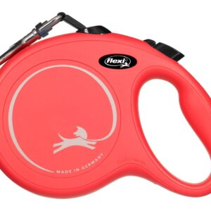 Flexi New Classic Geltona Šuo Susitraukiantis pavadėlis 5 m