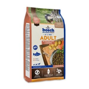 BOSCH Adult Salmon & Potato - sausas maistas šunims - 3kg