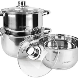 MAESTRO MR-2020-6M Puodų rinkinys 6 dalių