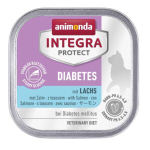 ANIMONDA Integra Protect Diabetes Salmon - šlapias kačių maistas - 100g