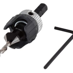 Wolfcraft 2544000 - Bandomasis grąžtas su gilintuvu ir gylio ribotuvu 3,2-12 mm