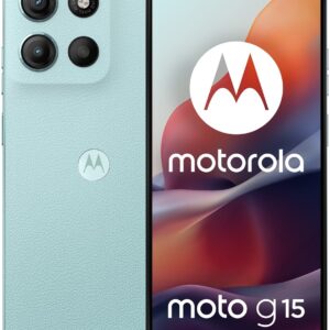 Motorola moto g15 17,1 cm (6.72") Dviguba SIM jungtis Android 15 4G C tipo USB 8 GB 128 GB 5200 mAh Mėlynas