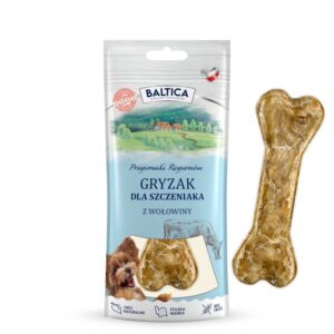 BALTICA Przysmaki regionów Chewing bone Puppy Beef - skanėstas šuniui - 1