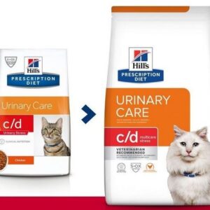 HILL'S PRESCRIPTION DIET Feline c/d Multicare Stress  Sausas kačių maistas Viščiukas 8 kg - Image 2