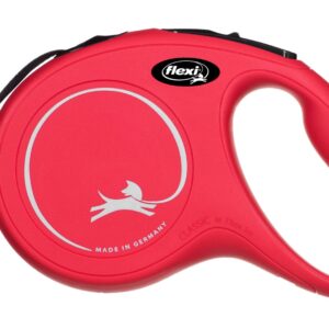 Flexi New Classic Geltona Šuo Susitraukiantis pavadėlis 5 m