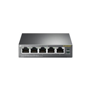 TP-Link TL-SG1005P Ne-valdomas Gigabit Ethernet (10/100/1000) Maitinimas per Eternetą (PoE) Juoda