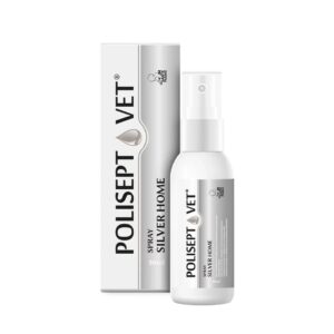JM SANTE Polisept Vet Spray silver home spray - purškalas žaizdoms šunims ir katėms – 50ml - Image 2