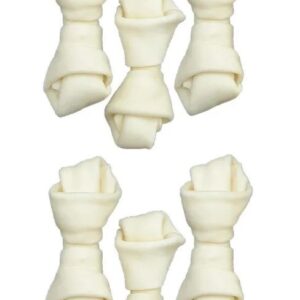 ZOLUX Knotted white bone - šunų kramtymo žaislas - 54g