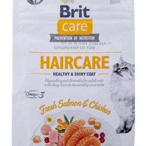 BRIT Care Grain Free Haircare Healthy & Shiny Coat - sausas kačių maistas - 400 g