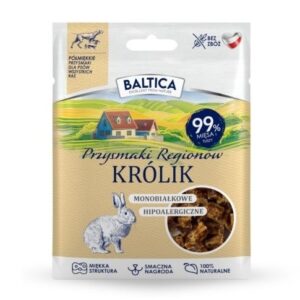 BALTICA Przysmaki regionów Monoprotein Rabbit - skanėstas šuniui - 30g