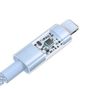 Baseus Gem USB-C ir iP greitojo įkrovimo kabelis 2 m 20 W Mėlyna - Image 3