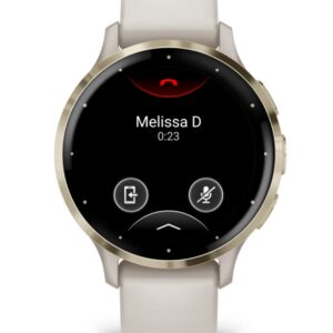 Garmin Venu 3S 3,05 cm (1.2") AMOLED 41 mm Skaitmeninis 390 x 390 pikseliai Lietimui jautrus ekranas Auksas, Dramblio kaulo „Wi-Fi“ GPS (palydovinis) - Image 2