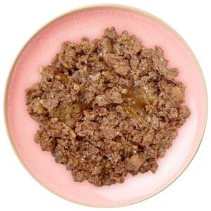 WIEJSKA ZAGRODA Jautiena su veršiena ir katžole – drėgnas maistas katėms – 100g - Image 2