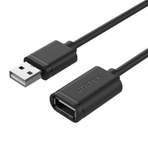 UNITEK Y-C450GBK USB kabelis 2 m USB 2.0 USB A Juoda