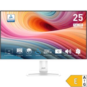 Monitorius MSI PRO MP251W E2 24,5" / FHD / 120Hz / 1ms (MPRT) baltos spalvos
