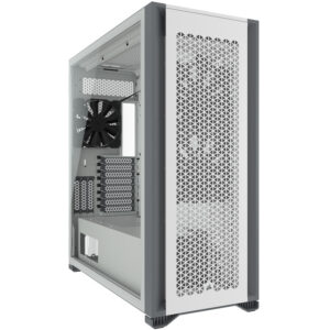Corsair 7000D Airflow Full Tower, Tempered Glass - white