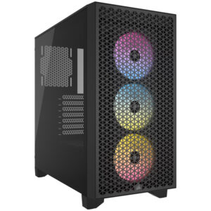 Corsair 3000D Airflow RGB, PC case, mid-tower, ATX, tempered glass - black
