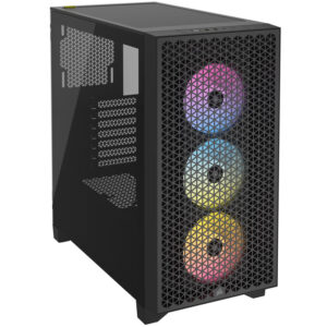 Corsair 3000D Airflow RGB, PC case, mid-tower, ATX, tempered glass - black - Image 2