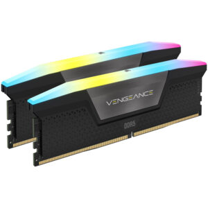 Corsair Vengeance RGB DDR5-6000 RAM, CL36, XMP - 32 GB Dual-Kit, black
