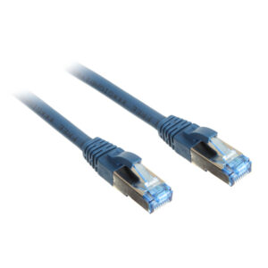 InLine Patch Cable Cat.6A, S/FTP (PiMf), 500MHz, blue - 5m