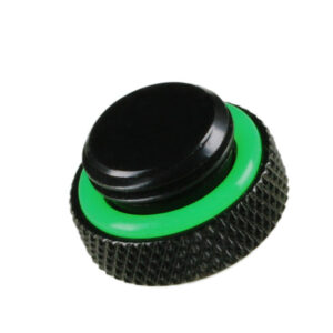 Bitspower sandarinimo kamštis, G1/4 colio išorinis sriegis – matinės juodos spalvos - Image 2