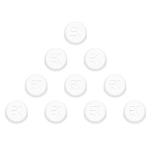 EK Water Blocks EK-Quantum Torque Plug Cover 10-pack - white - Image 1