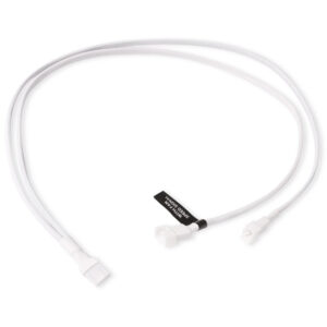 Alphacool Y-Splitter 4-pin to 2x 4-pin PWM 60cm - white