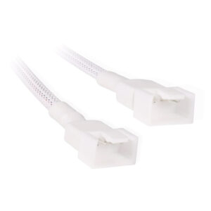 Alphacool Y-Splitter 4-pin to 2x 4-pin PWM 60cm - white - Image 2