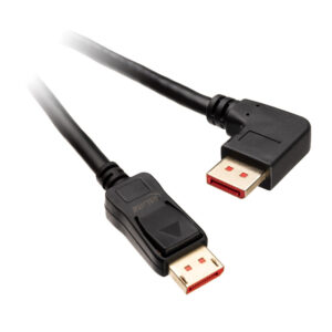 InLine 8K (UHD-2) DisplayPort Cable, right angled, black - 2m