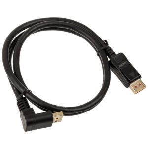 InLine 8K (UHD-2) DisplayPort Cable, upward angled, black - 1m - Image 2