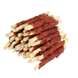 HILTON Duck wrap white rawhide stick - šunų kramtukas - 500g