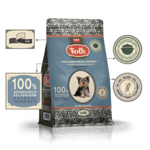 FOLK Small breeds Podhale-style lamb roast with quail and parsley - sausas maistas šunims - 1,6kg - Image 2