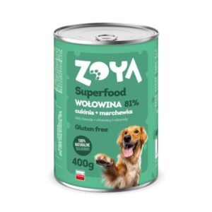 ZOYA Superfood Beef - drėgnas ėdalas šunims - 400g