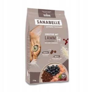 BOSCH Sanabelle Life Sensitive with lamb & blueberries - sausas kačių maistas - 8kg