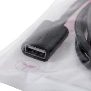 UNITEK Y-C450GBK USB kabelis 2 m USB 2.0 USB A Juoda - Image 3