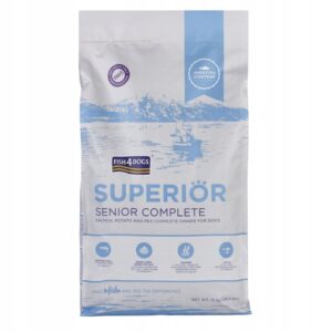 FISH4DOGS Superior Senior Medium Complete Salmon - sausas maistas šunims - 12kg
