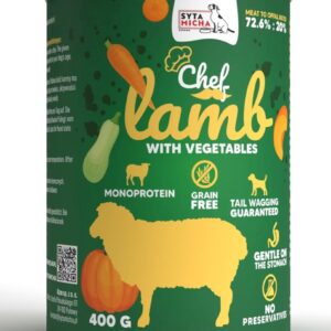 SYTA MICHA Chef Lamb with vegetables - šlapias maistas šunims - 400g