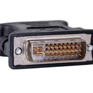 Lanberg AD-0012-BK kabelių lizdinio / kištukinio jungčių tipo keitiklis DVI-I VGA (D-Sub) Juoda - Image 3