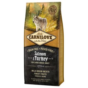 CARNILOVE Adult Salmon and turkey Large breeds - sausas maistas šunims - 4kg