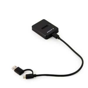 Gembird DD-U3M2 saugojimo diskų prijungimo stotis USB 3.2 Gen 1 (3.1 Gen 1) Type-C Juoda