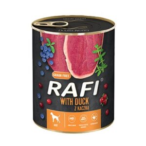 Dolina Noteci Rafi Šunų šlapias maistas su antiena, mėlynėmis ir spanguolėmis - 800g
